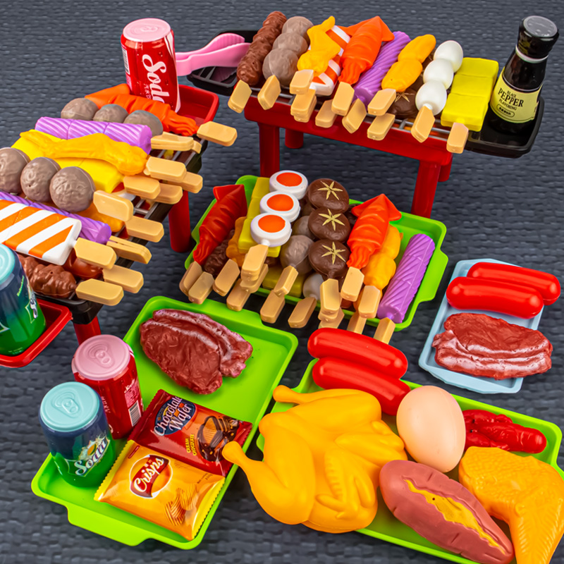 Kids Outdoor Bbq - 미니 주방 척 놀이 장난감 바베큐