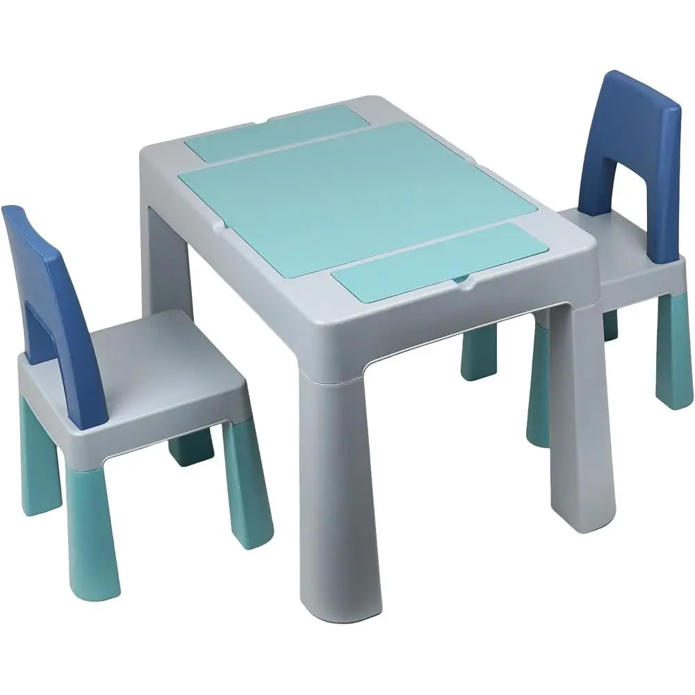 Kids Outdoor Activity Table - 다용도 어린이 활동 테이블(의자 포함), 양면