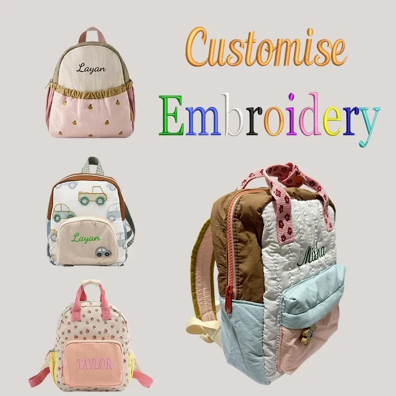 Kids Outdoor Backpack - 귀여운 도파민 컬러 블록킹 어린이 백팩