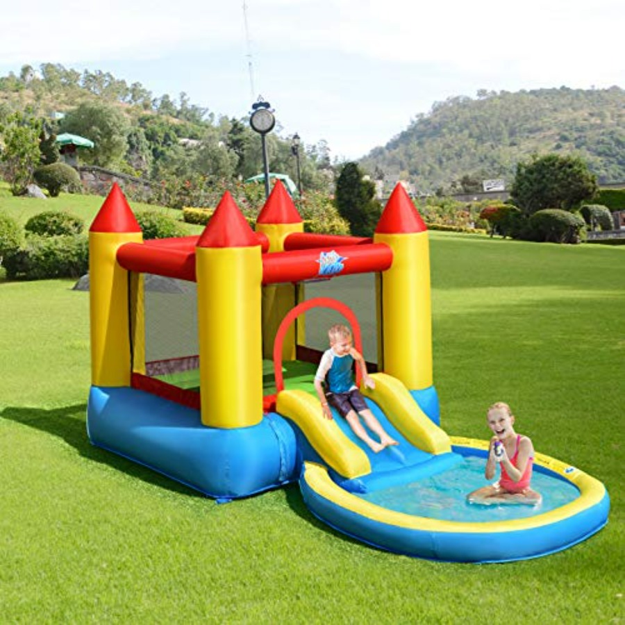 Kids Outdoor Jumping - 3~5세 어린이용 야외 마당 에어바운스: PVC