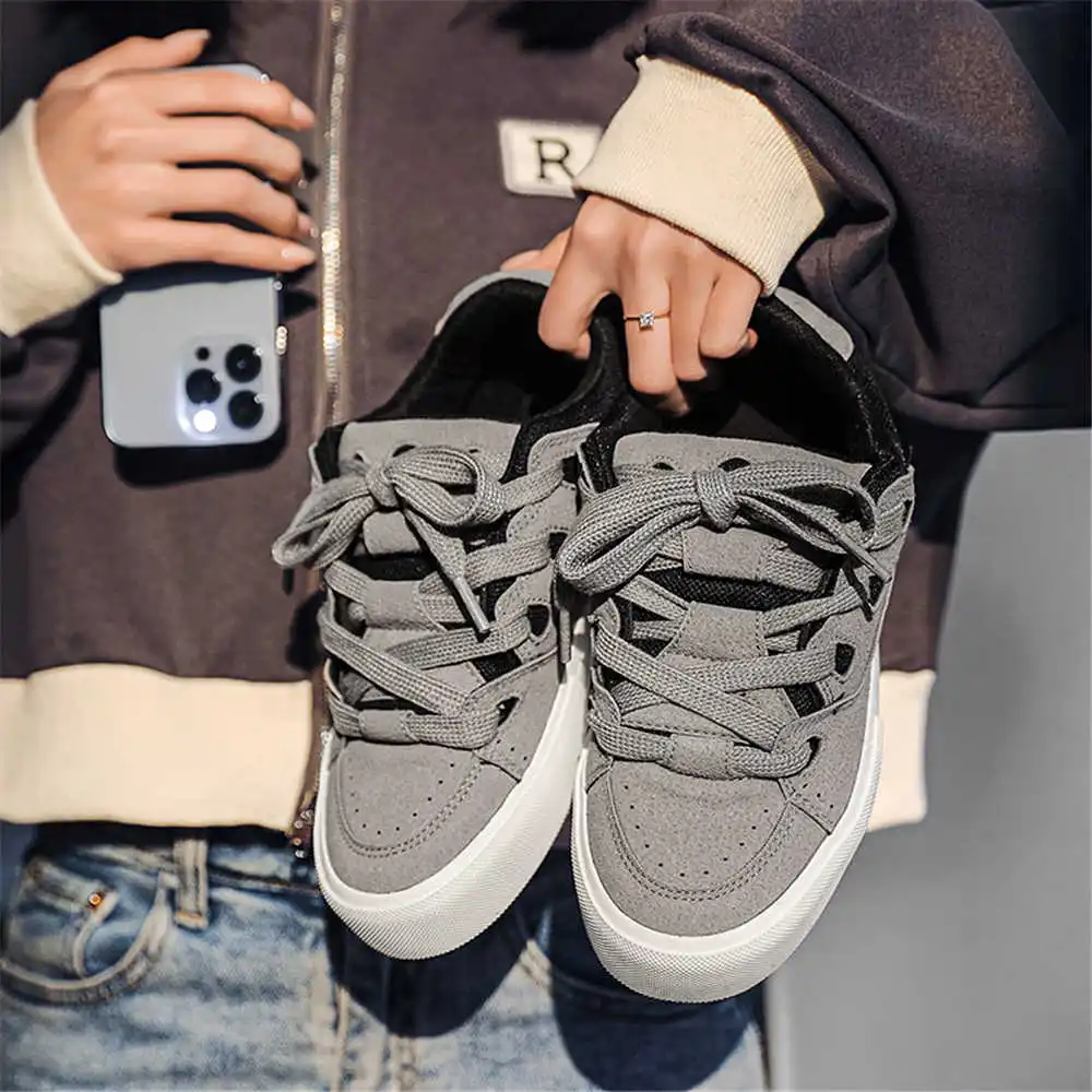 Kids Outdoor Volleyball Shoes - 여성용 레이싱이 있는 힙합 학교 신발,