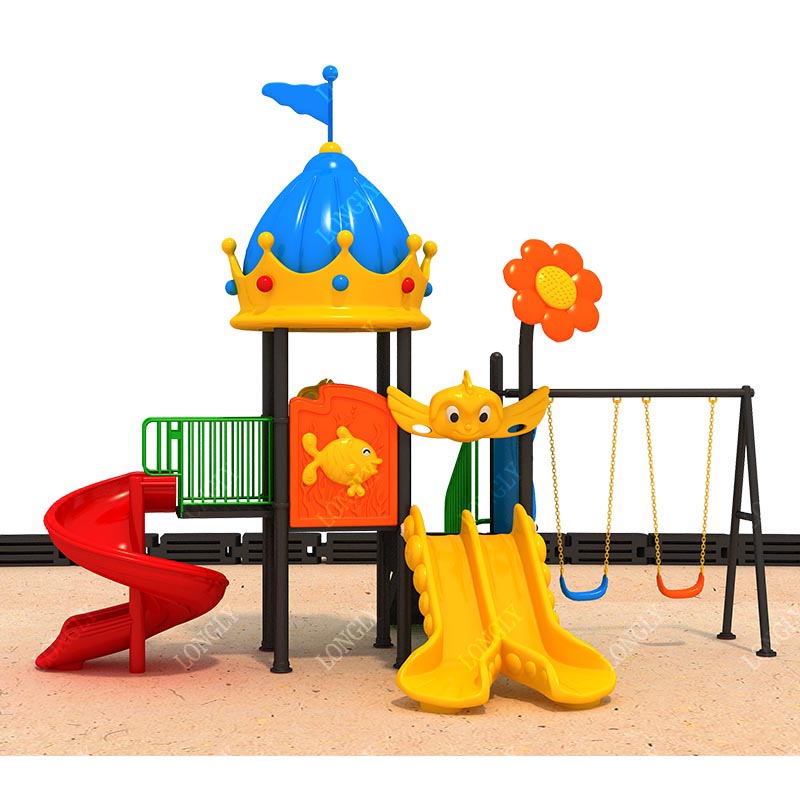 Kids Outdoor Swing Set - 어린이 놀이터 야외 놀이기구 그네 세트