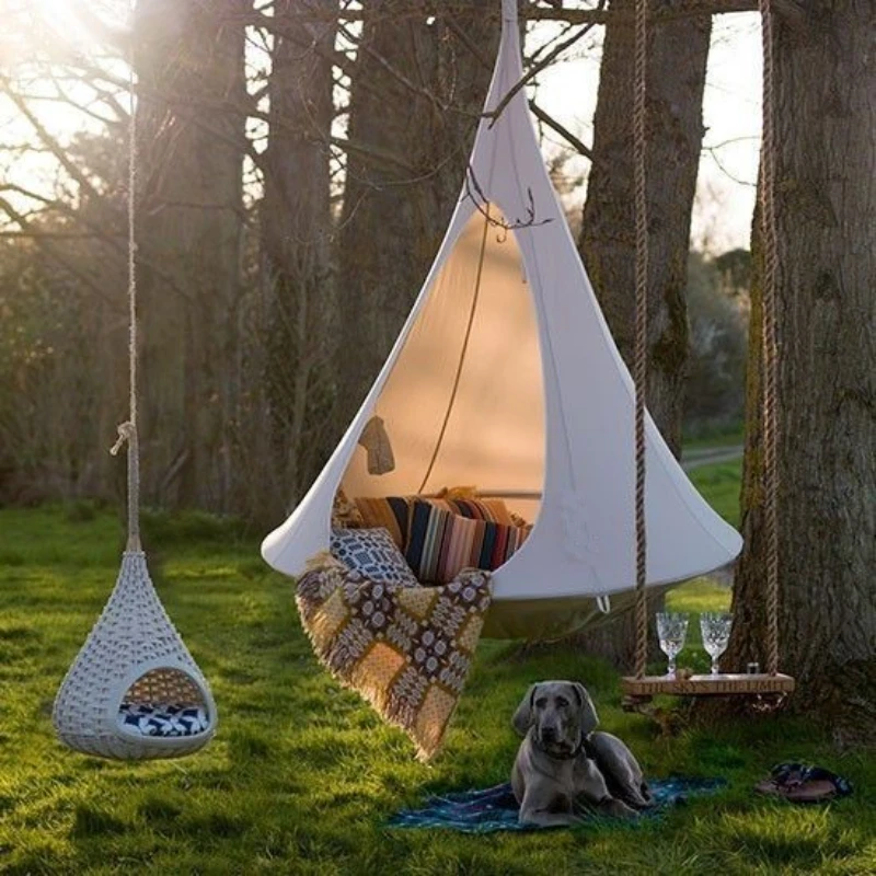 Kids Outdoor Chair - 어린이 스윙 야외 정원 캠프 해먹