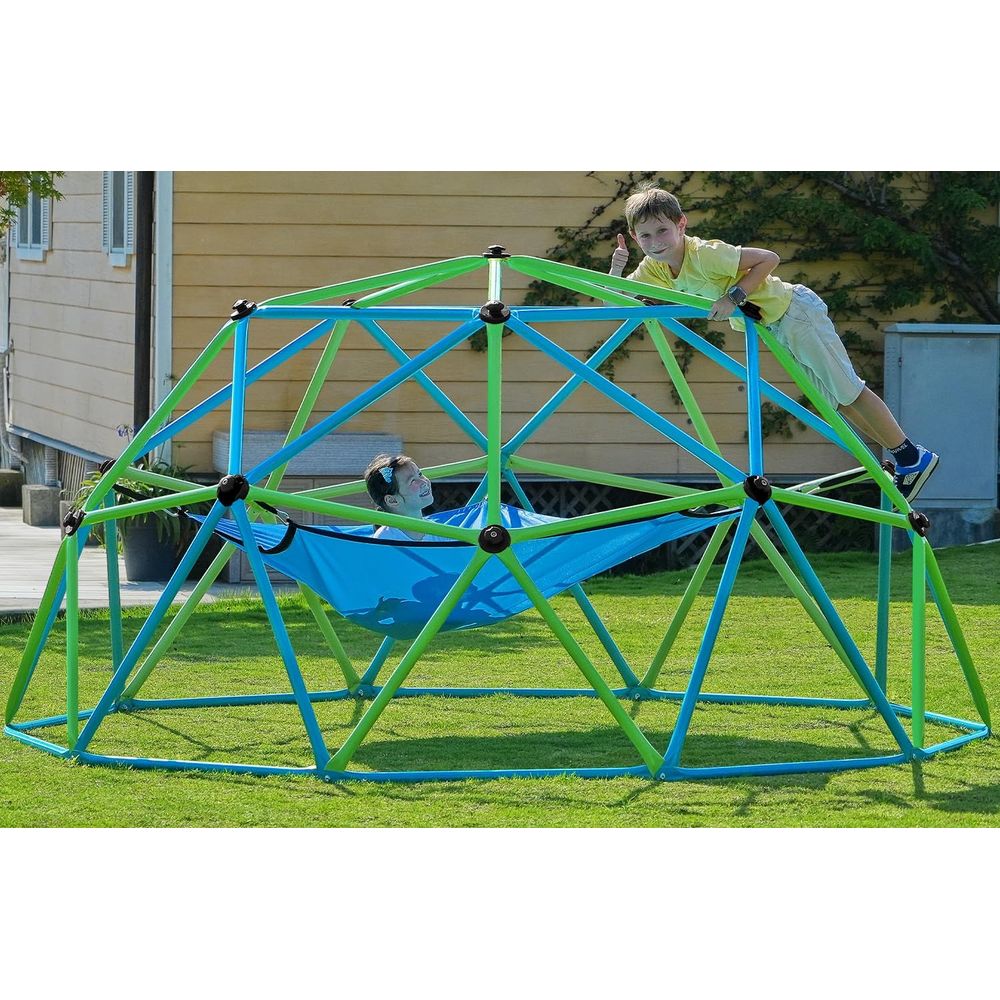 Kids Outdoor Dome Climber - 주파파10T 클라이밍돔(해먹 포함), 최대 1200lbs(약 544kg)까지