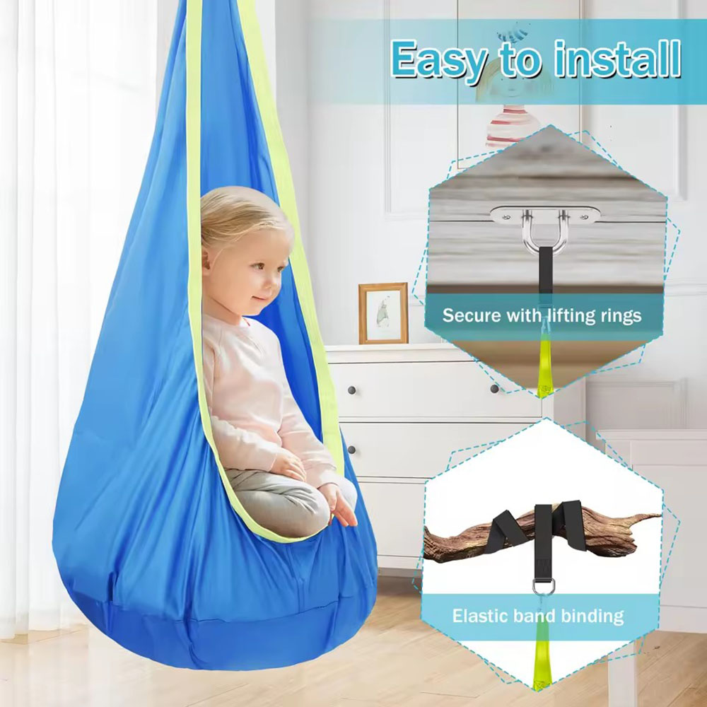 어린이용 포드 스윙 시트, 나일론 매달린 의자, 풍선  - Kids Outdoor Swing Set 리뷰 및 가격