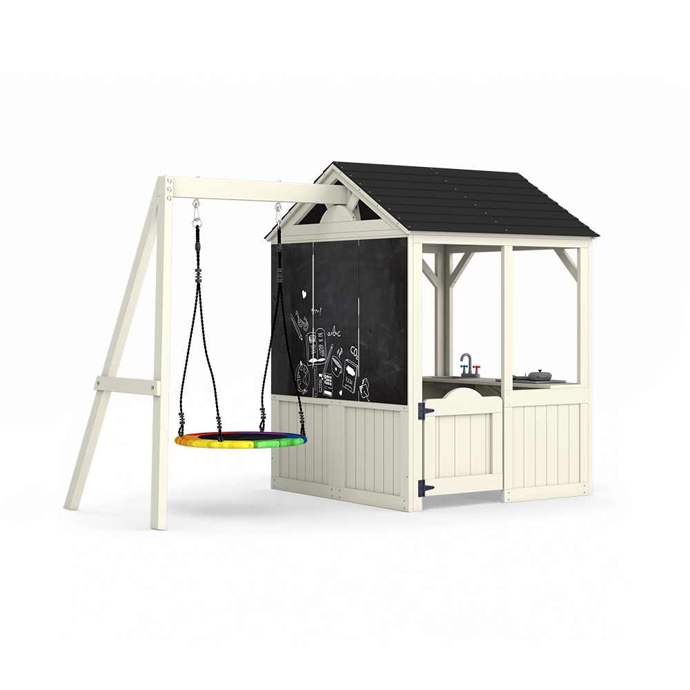 정원 건물 가구 어린이 놀이집 놀이터 역할놀이 야외 피 - Kids Outdoor Wooden Playset 리뷰 및 가격