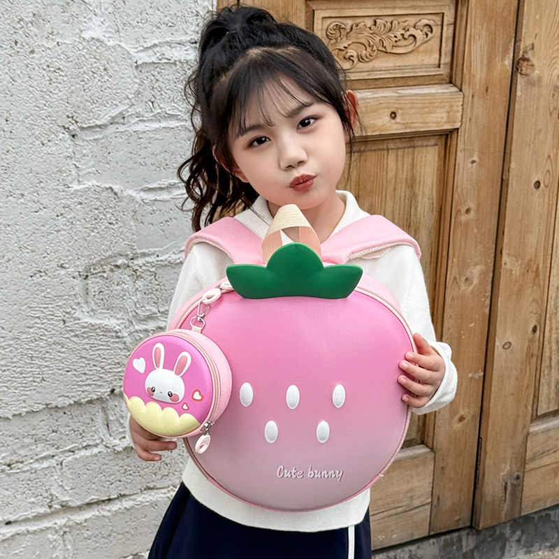 만화 캐릭터 어린이 백팩 3D 딸기 귀여운 유아용 스쿨 - Kids Outdoor Backpack 리뷰 및 가격
