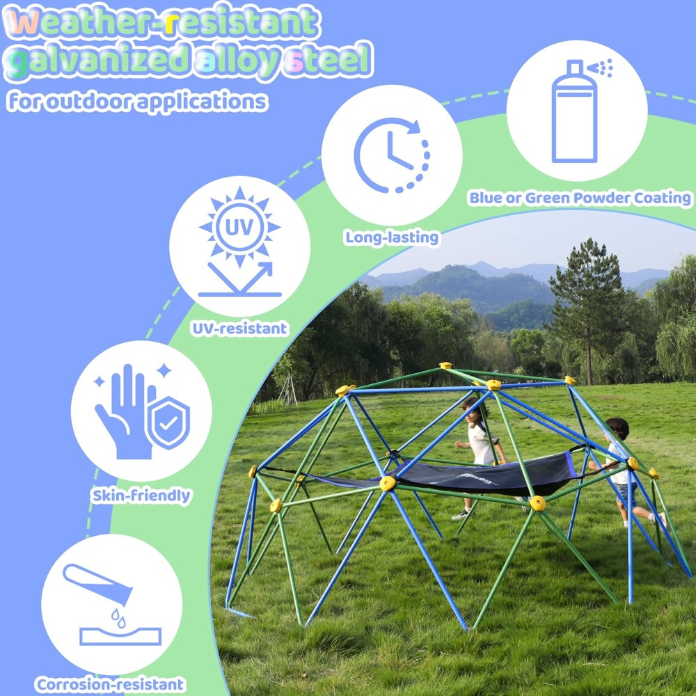 야외용 기하학적 돔형 어린이 놀이기구 10피트 해먹 포 - Kids Outdoor Dome Climber 리뷰 및 가격