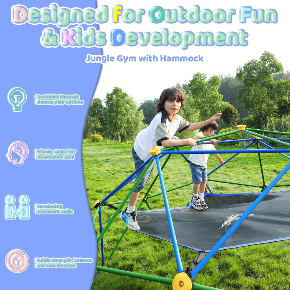 야외용 기하학적 돔형 어린이 놀이기구 10피트 해먹 포 - Kids Outdoor Dome Climber 리뷰 및 가격
