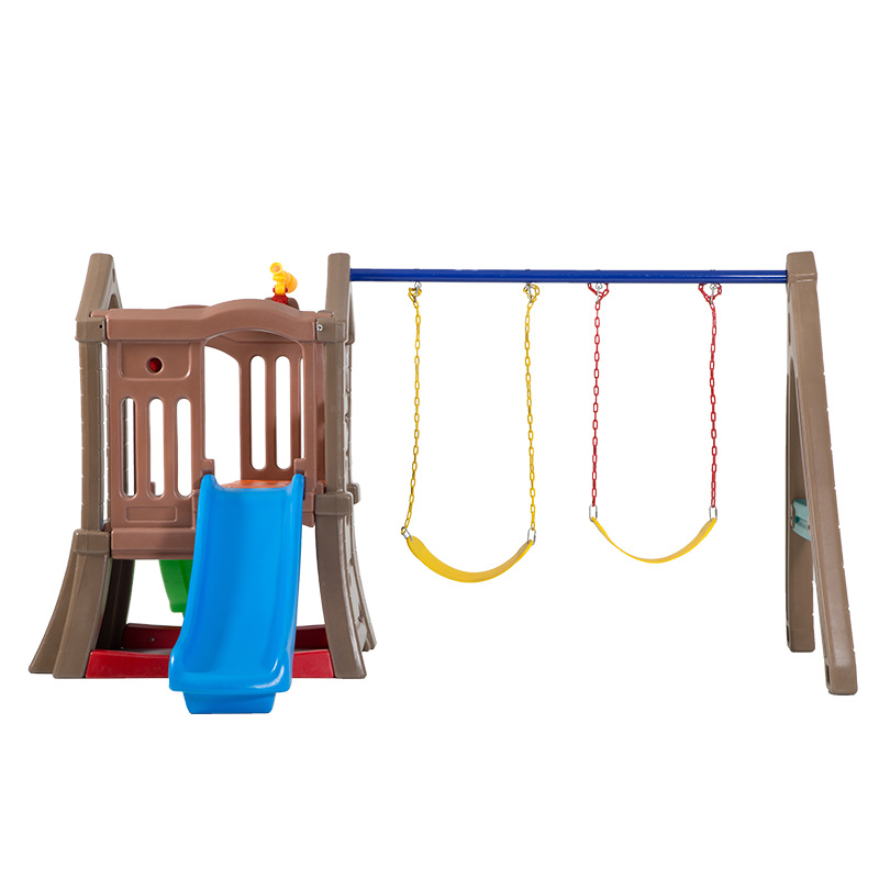 고품질 어린이 실내/실외 플라스틱 이중 슬라이드 놀이터 - Kids Outdoor Swing Set 리뷰 및 가격