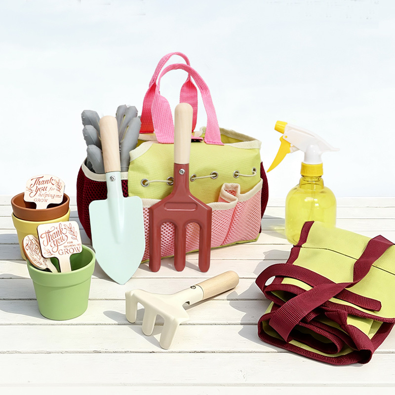 어린이 정원 도구 세트 놀이용 야외 삽 갈퀴 삽 물뿌리 - Kids Outdoor Gloves 리뷰 및 가격