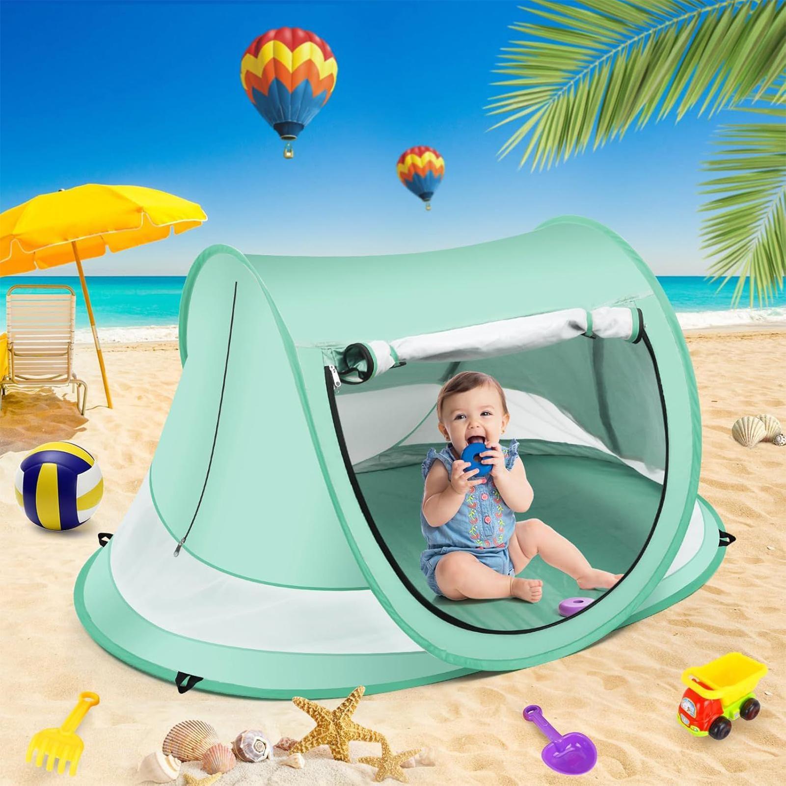아기 해변 텐트 휴대용 그늘막 수영장 자외선 차단 햇빛 - Kids Outdoor Tent 리뷰 및 가격