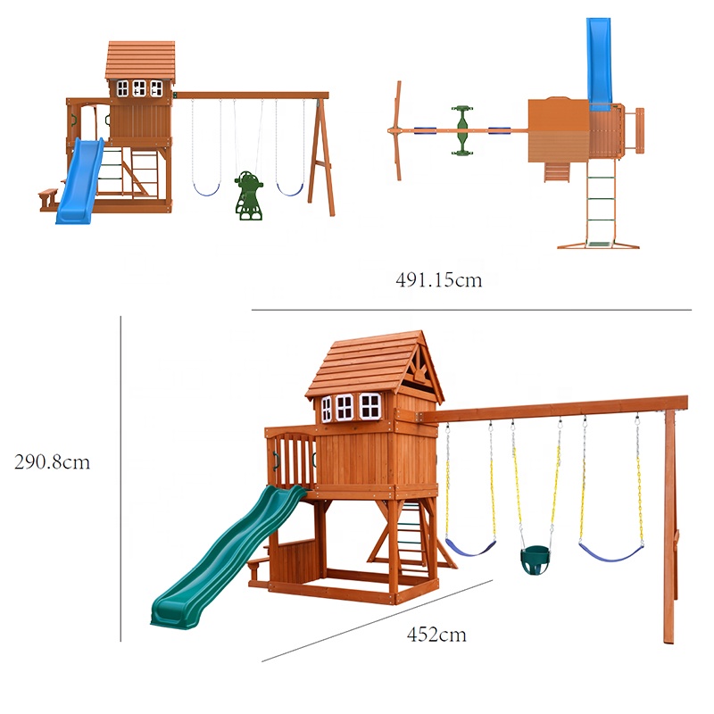 대형 야외 놀이기구 어린이 장난감 놀이터 마당 상업용  - Kids Outdoor Swing Set 리뷰 및 가격