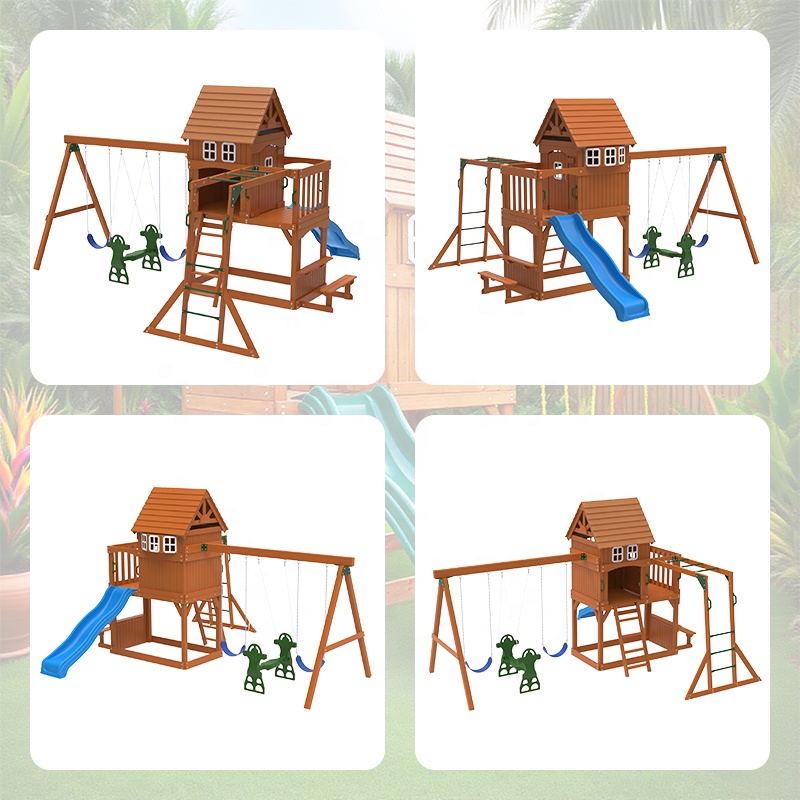 대형 야외 놀이기구 어린이 장난감 놀이터 마당 상업용  - Kids Outdoor Swing Set 리뷰 및 가격