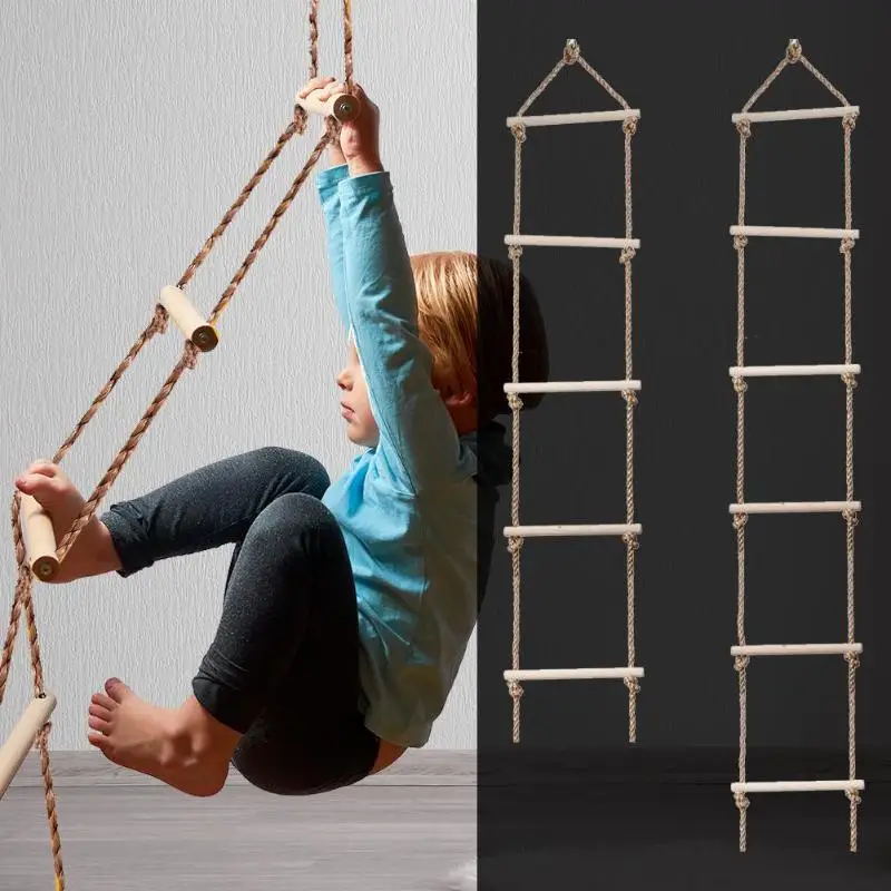 어린이 나무 사다리, 야외 활동 안전 스포츠 로프, 스 - Kids Outdoor Climbing Equipment 리뷰 및 가격