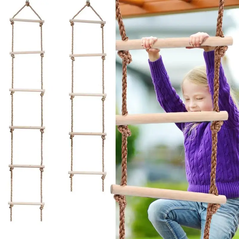 어린이 나무 사다리, 야외 활동 안전 스포츠 로프, 스 - Kids Outdoor Climbing Equipment 리뷰 및 가격