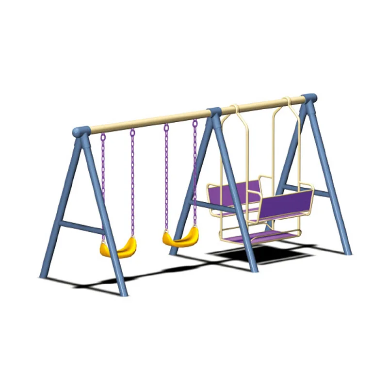 어린이용 놀이터 그네 세트, 시소형 금속 그네 의자와  - Kids Outdoor Swing Set 리뷰 및 가격