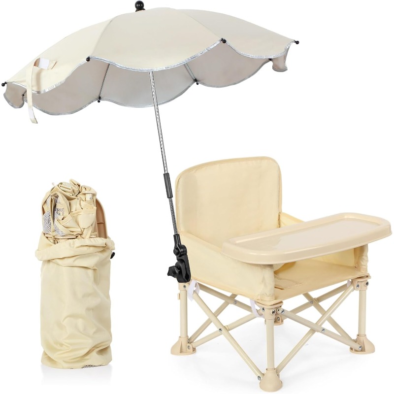 아기 야외용 비치 의자, 우산, 등받이, 포켓, 안전벨 - Kids Outdoor Chair 리뷰 및 가격