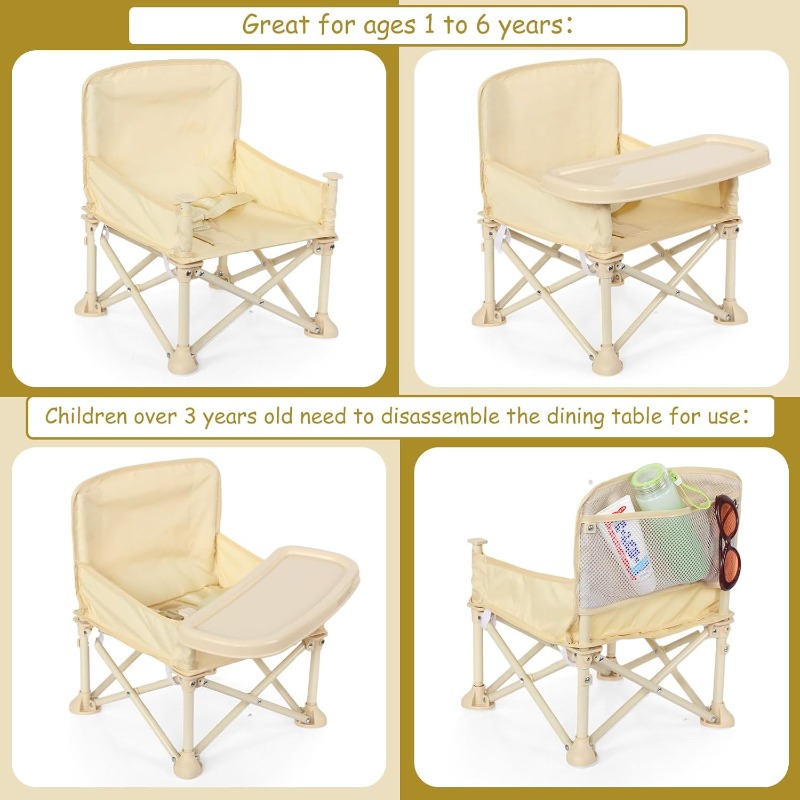 아기 야외용 비치 의자, 우산, 등받이, 포켓, 안전벨 - Kids Outdoor Chair 리뷰 및 가격