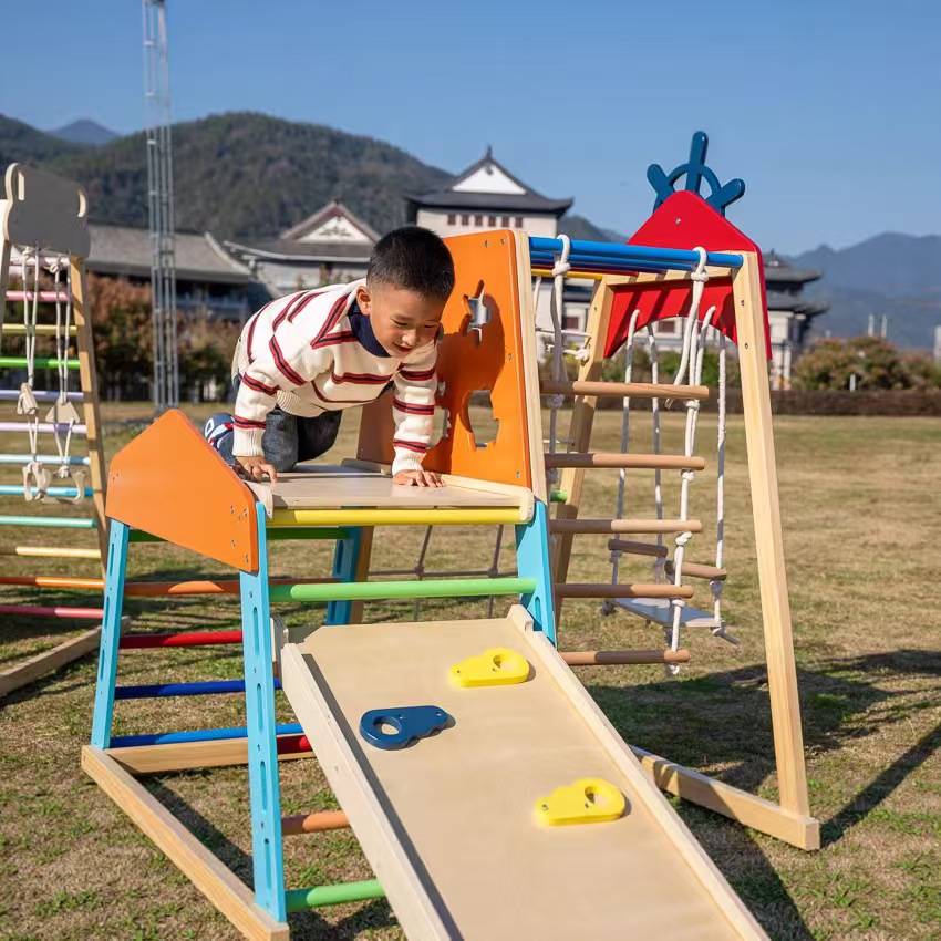 대형 원목 클라이밍 프레임, 실내외 어린이 유아용, 유 - Kids Outdoor Wooden Playset 리뷰 및 가격