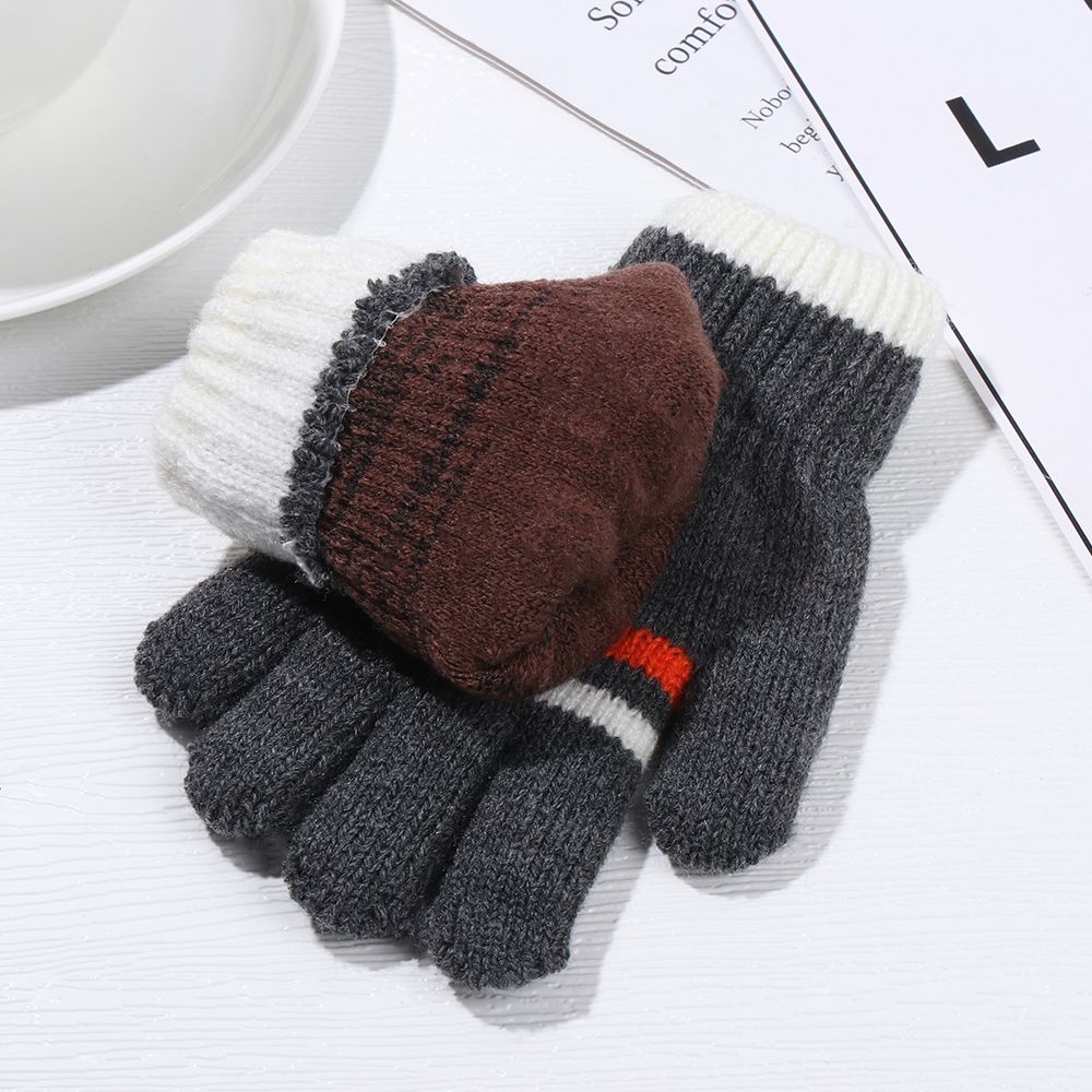 어린이 장갑 겨울 풀 핑거 장갑 니트 소프트 어린이 장 - Kids Outdoor Gloves 리뷰 및 가격