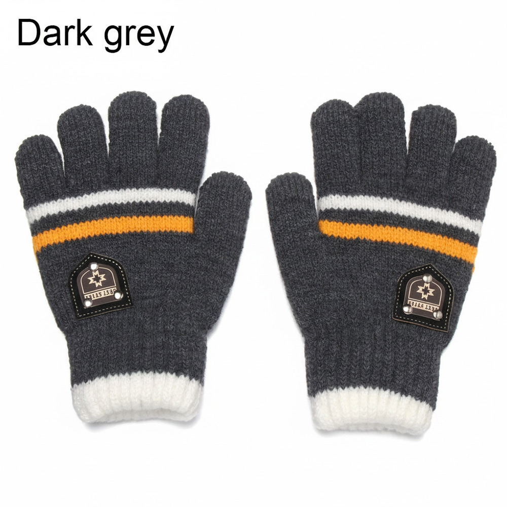 어린이 장갑 겨울 풀 핑거 장갑 니트 소프트 어린이 장 - Kids Outdoor Gloves 리뷰 및 가격