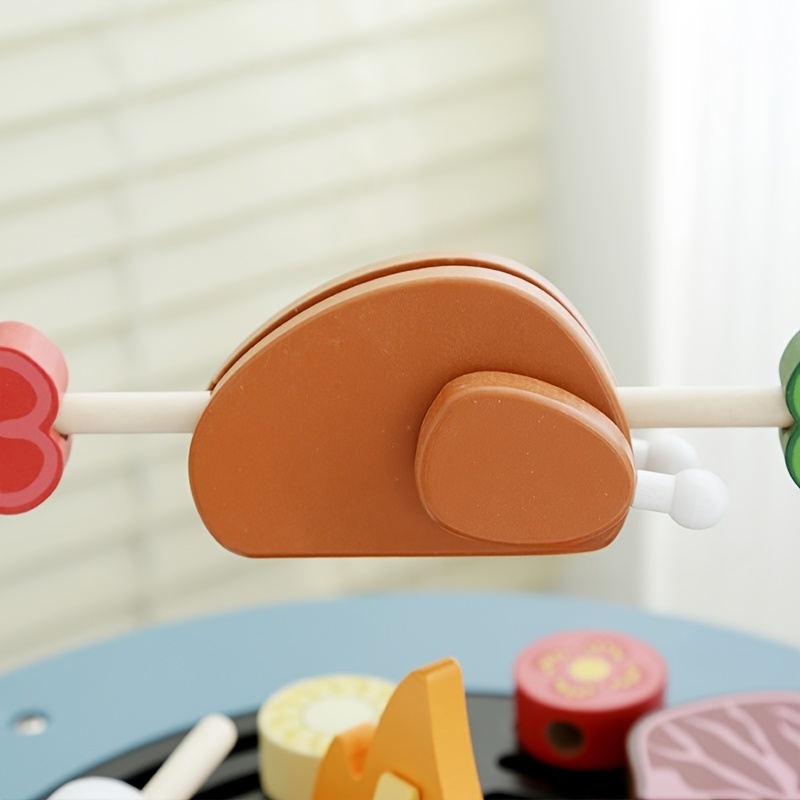 어린이용 나무 바베큐 놀이 세트, 그릴 도구, 음식 조 - Kids Outdoor Wooden Playset 리뷰 및 가격