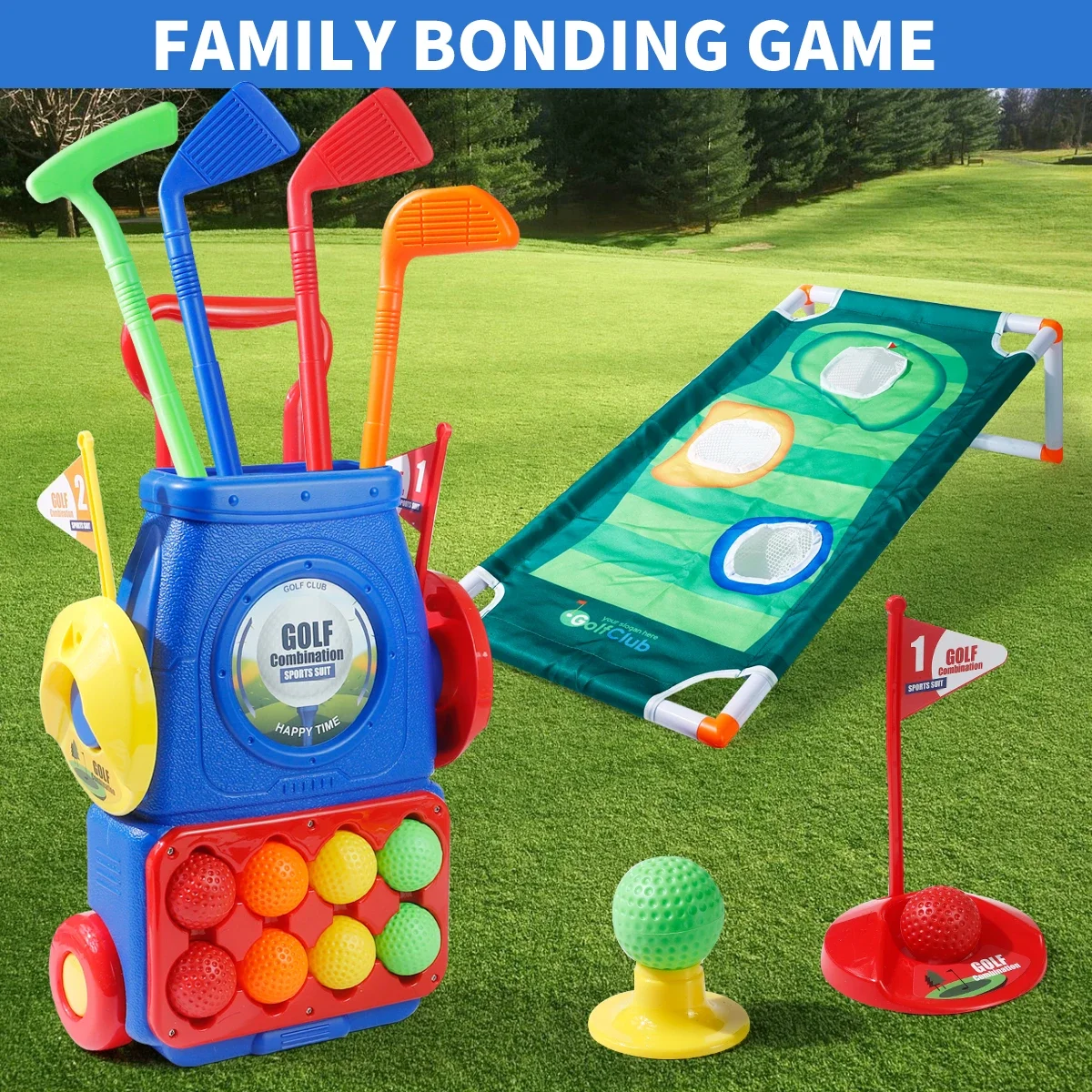 MQUDUO 어린이 골프 퍼팅 게임 세트(롤링 카트,  - Kids Indoor Outdoor Cart 리뷰 및 가격