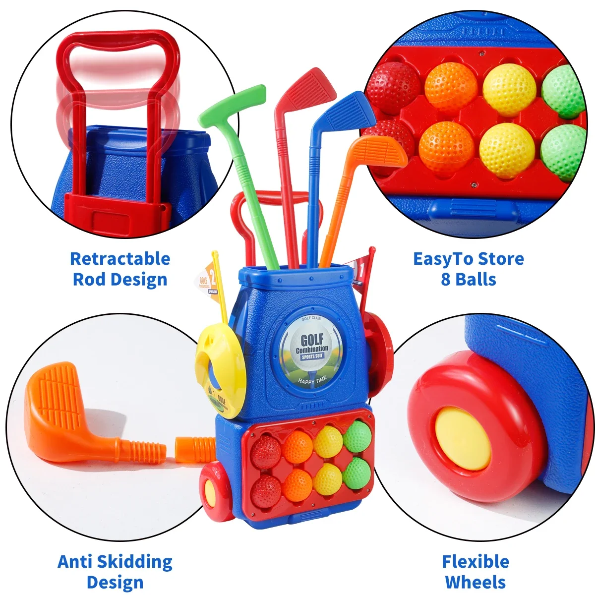 MQUDUO 어린이 골프 퍼팅 게임 세트(롤링 카트,  - Kids Indoor Outdoor Cart 리뷰 및 가격