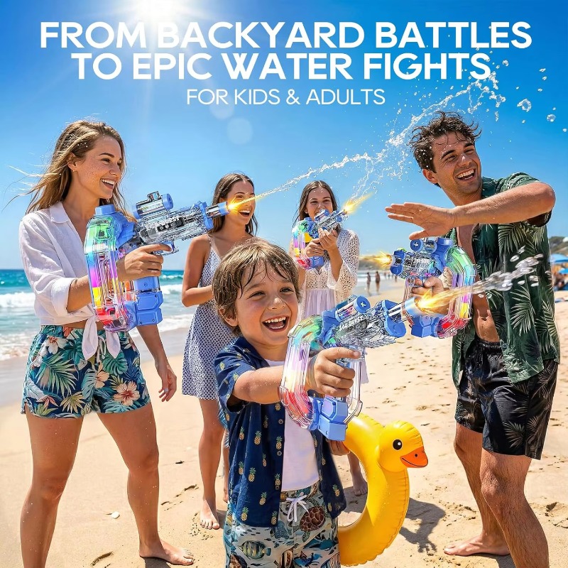 LED 링형 전동 물총 어린이용 강력 슈팅 게임 자동  - Water Gun Soaker 리뷰 및 가격