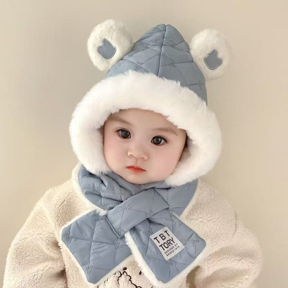 새로운 통합형 모자 스카프 세트 따뜻한 방한 풀오버 캡 - Kids Outdoor Gloves 리뷰 및 가격