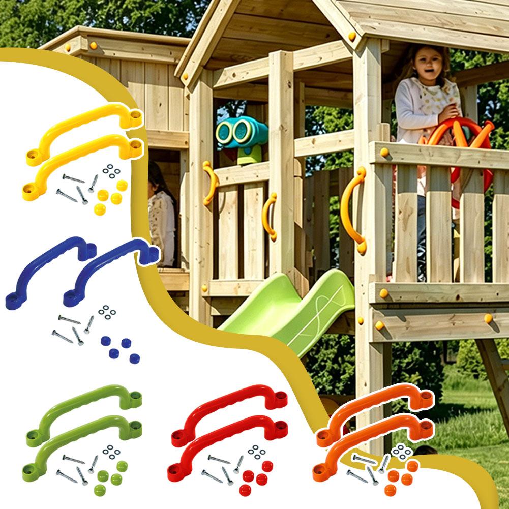 놀이터 안전 손잡이, 등반 프레임용 야외 그랩 핸들 바 - Kids Outdoor Climbing Equipment 리뷰 및 가격