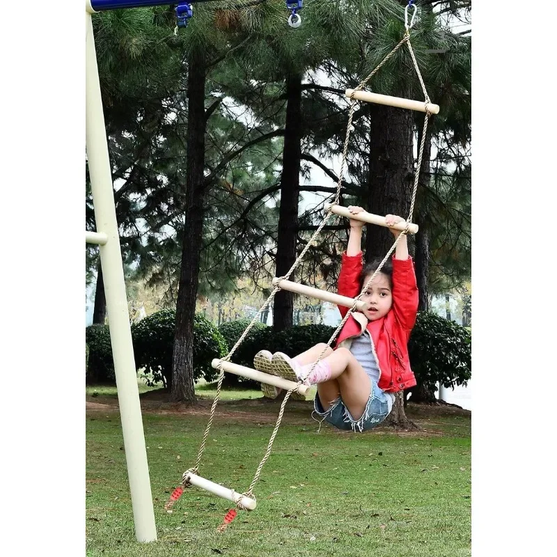 어린이용 나무 로프 사다리 그네 실내외 놀이 장난감 놀 - Kids Outdoor Climbing Equipment 리뷰 및 가격