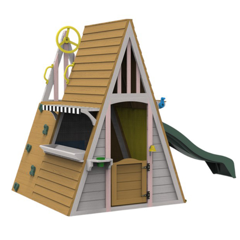 어린이 야외 놀이터 장비 삼각형 몬테소리 나무 성 놀이 - Kids Outdoor Climbing Equipment 리뷰 및 가격