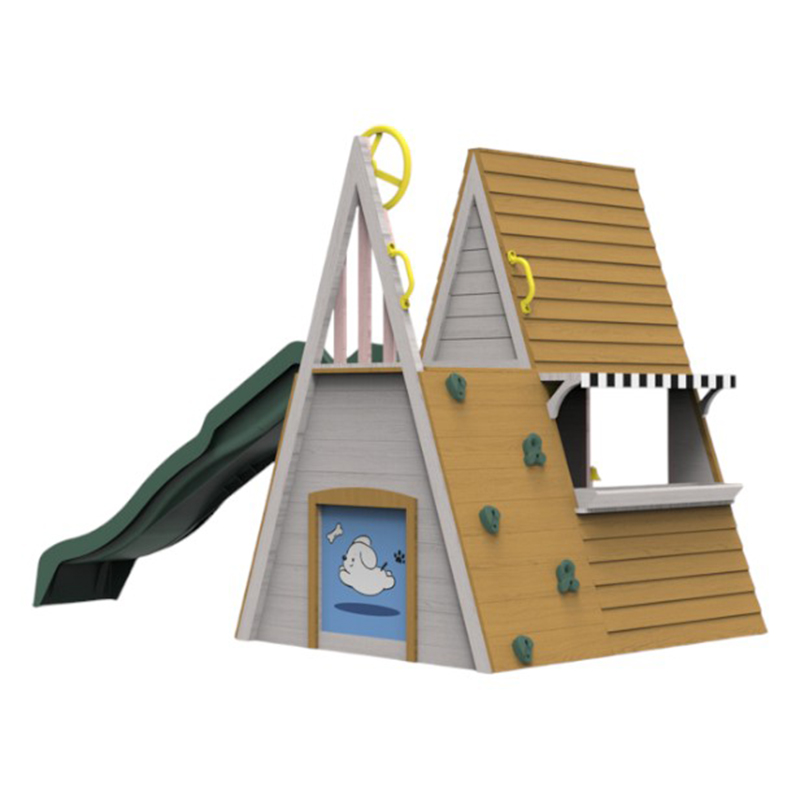 어린이 야외 놀이터 장비 삼각형 몬테소리 나무 성 놀이 - Kids Outdoor Climbing Equipment 리뷰 및 가격