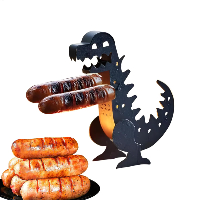 어린이 공룡 모양 핫도그 그릴 롤러 안전 바베큐 포크  - Kids Outdoor Bbq 리뷰 및 가격