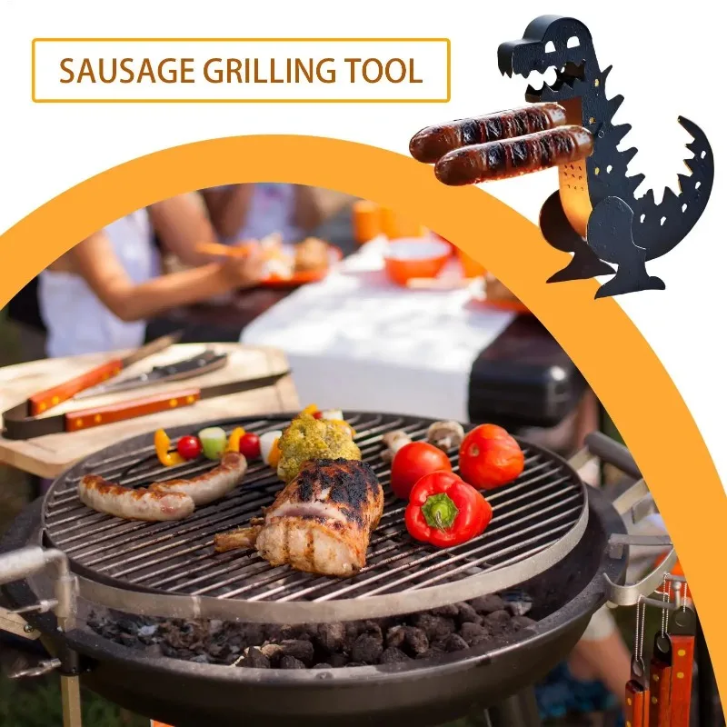 어린이 공룡 모양 핫도그 그릴 롤러 안전 바베큐 포크  - Kids Outdoor Bbq 리뷰 및 가격
