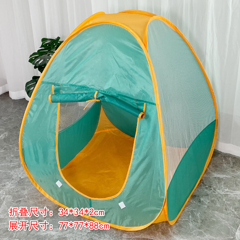실내 및 실외 어린이 팝업 게임 텐트 오렌지 녹색 접이 - Kids Outdoor Tent 리뷰 및 가격