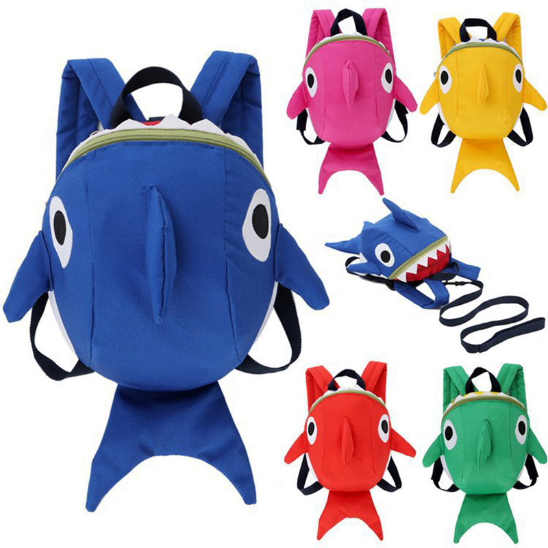 재미있는 만화 상어 배낭 귀여운 유아 배낭 어린이 안전 - Kids Outdoor Backpack 리뷰 및 가격