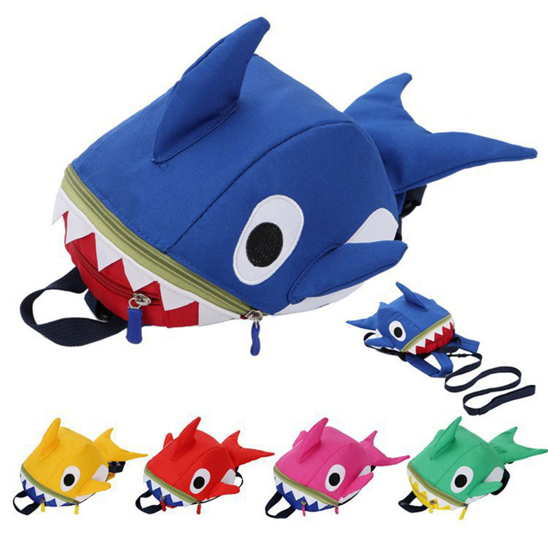재미있는 만화 상어 배낭 귀여운 유아 배낭 어린이 안전 - Kids Outdoor Backpack 리뷰 및 가격