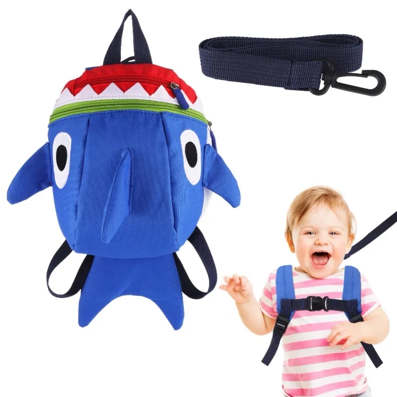 재미있는 만화 상어 배낭 귀여운 유아 배낭 어린이 안전 - Kids Outdoor Backpack 리뷰 및 가격